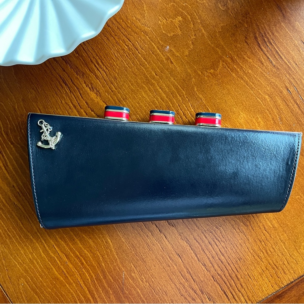 Kate Spade Anchors Away cruise ship clutch